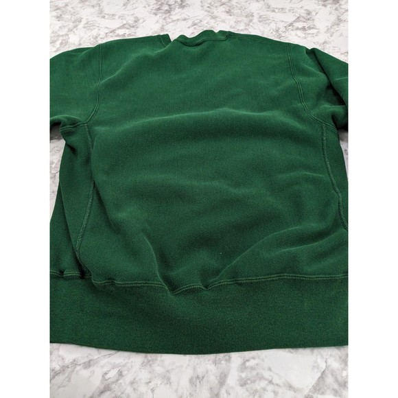 Vintage Oxford University Size Large L Sweatshirt Green Screen Stars - Picture 11 of 11